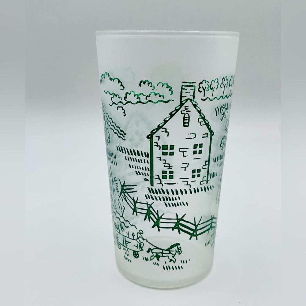 Vintage Federal 1950's Royal USA Countryside Juices Classes, 6 Available, Mint